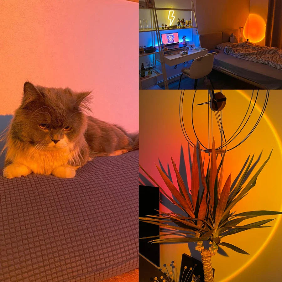 Sunset Projector Lamp - Calming LED Light