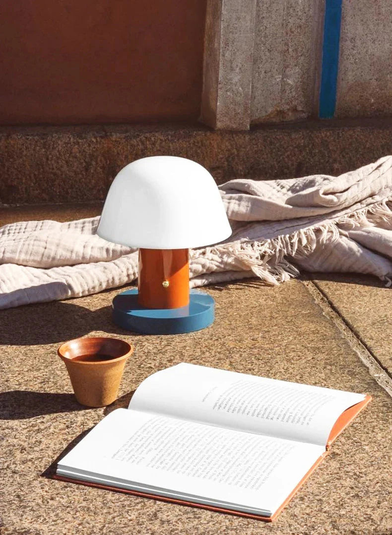 Cordless Mushroom Lamp | Modern Table Lamp by Haus Theory
