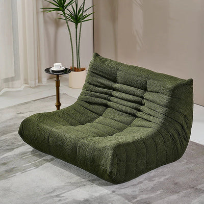 Teddy Velvet Sofa - Two-Seater Foam Loveseat