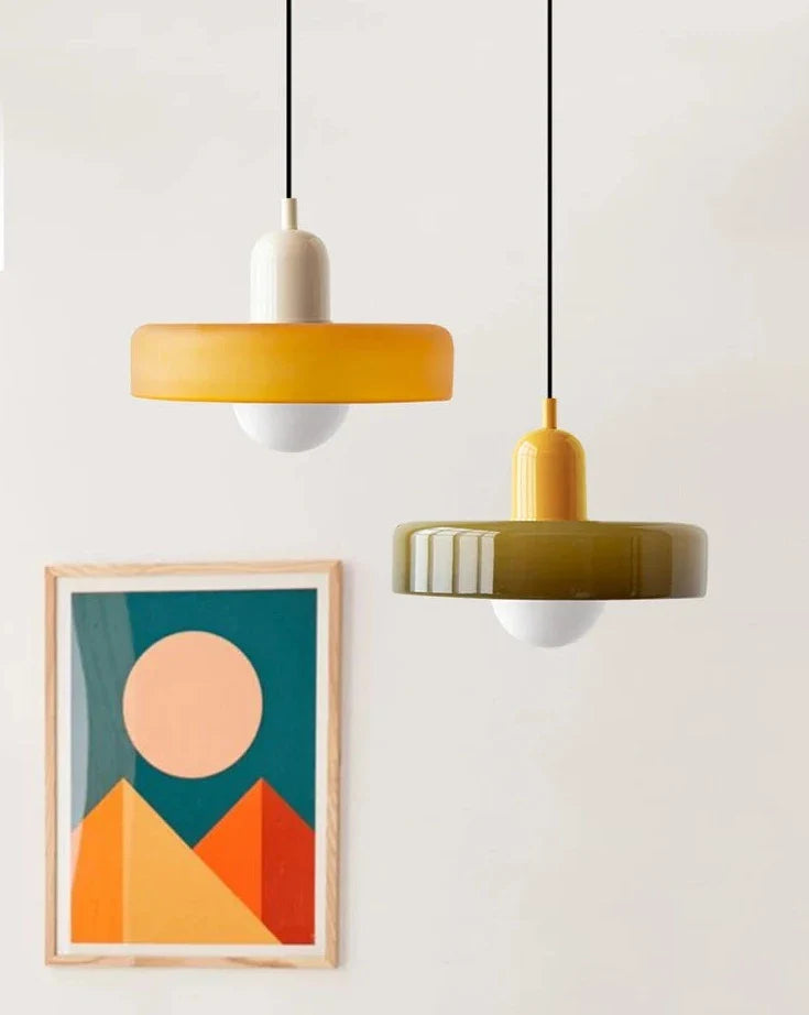 Nordic Pendant Lamp - Glass Round Ceiling Light