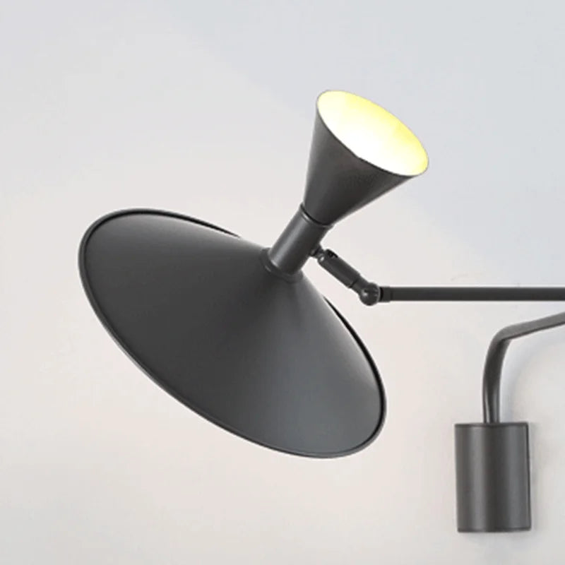 Swing Arm Wall Lamp - Industrial Plug In Sconce
