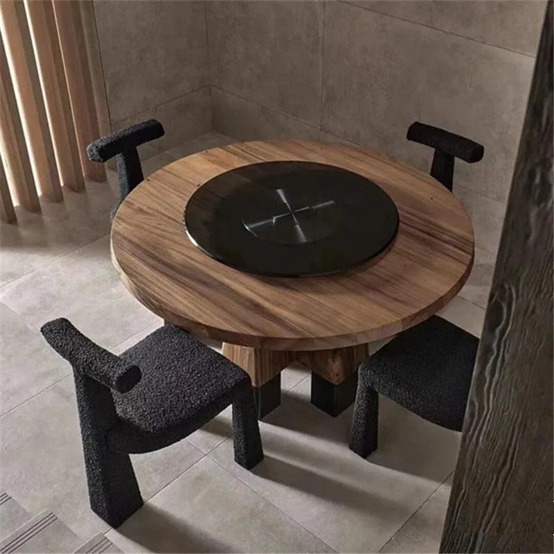 Black Fabric Dining Chair - Modern Kitchen Seating