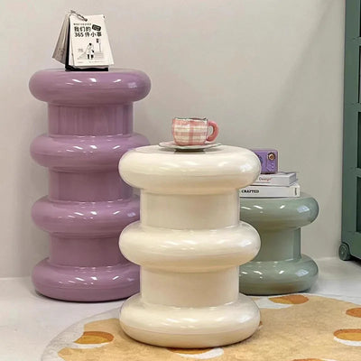 Nordic ABS Stool - Colorful Multifunctional Side Table