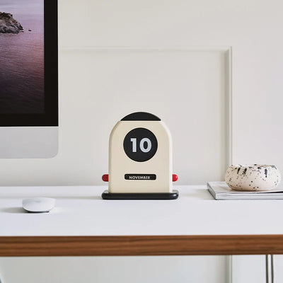 Wooden Retro Calendar - Nordic Designer Wood Craft