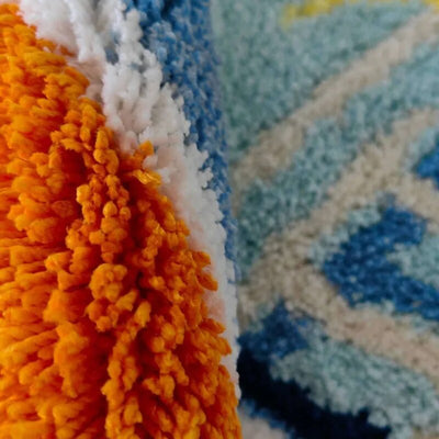 Hand Crafted Bath Mat – Plush Swimming Pool Design