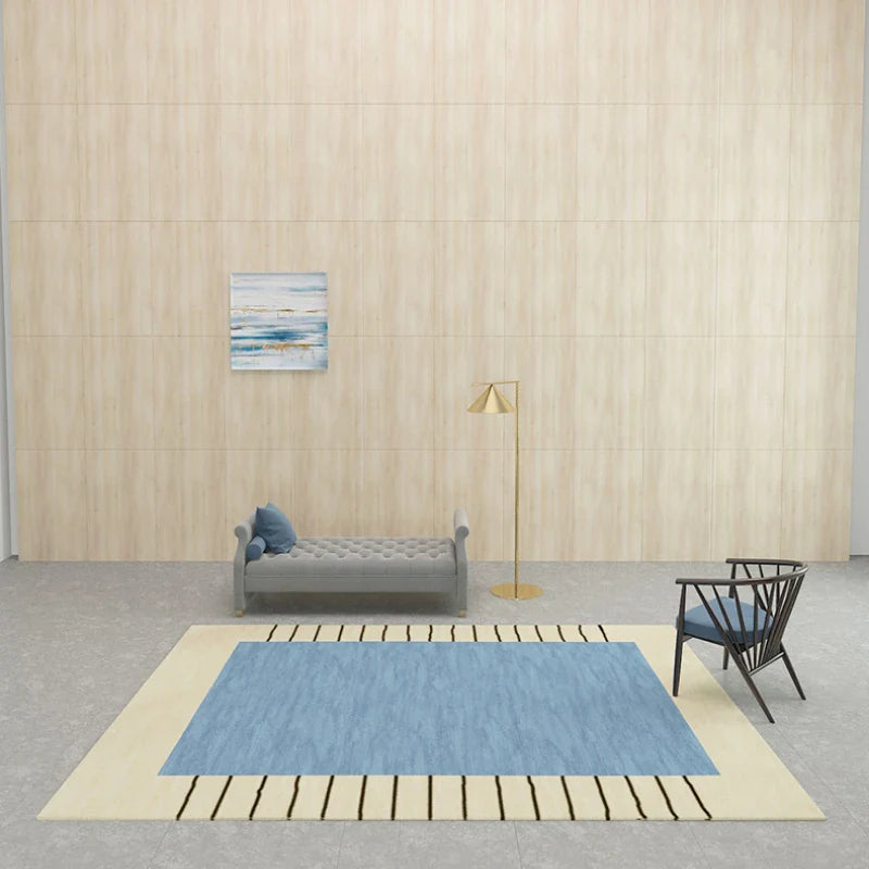 Nordic Area Rug – Simple Square Art Carpets