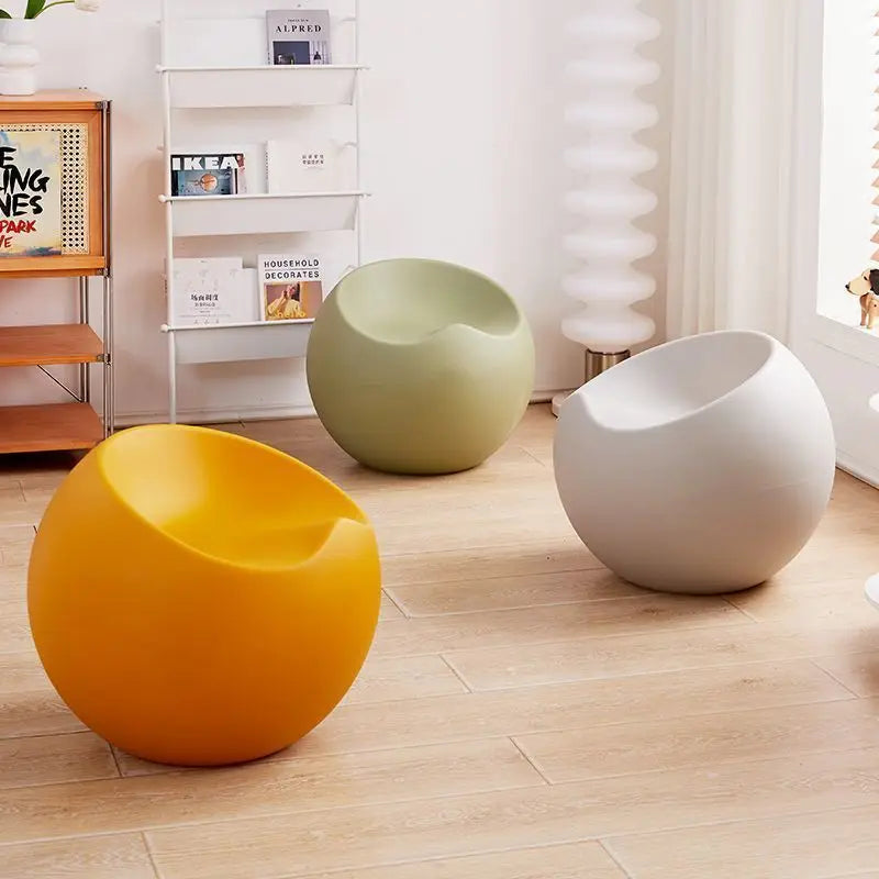 Danish Apple Stool - Compact Plastic Seating