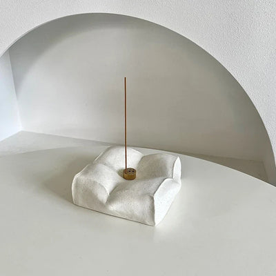Ceramic Incense Holder - Pillow Shaped Stand