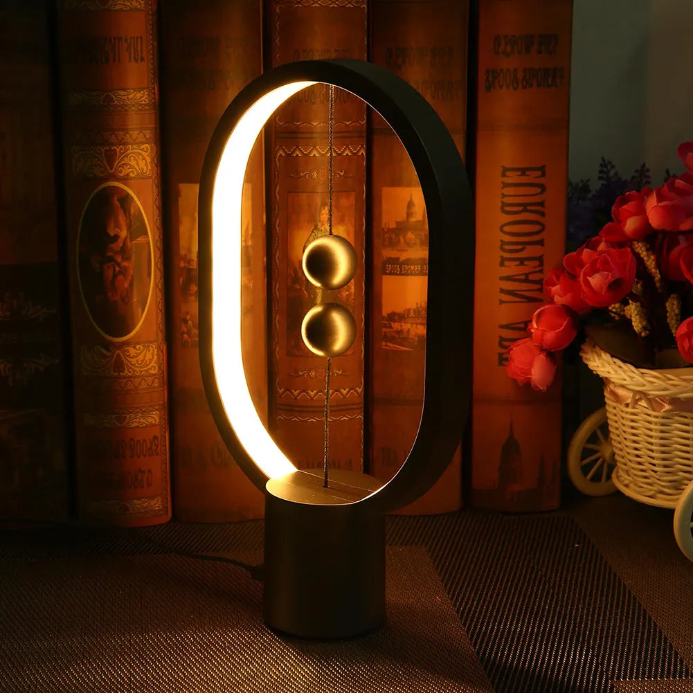Floating String Lamp - Modern Table Light With Magnetic Switch