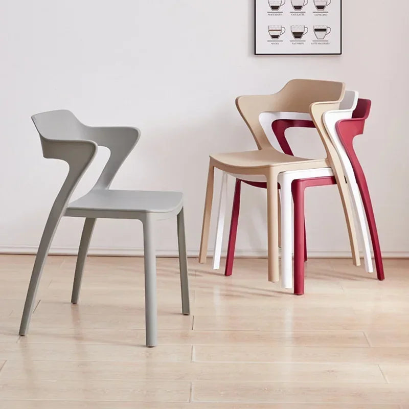 Recycled PP Dining Chair – Nordic Seamless Design