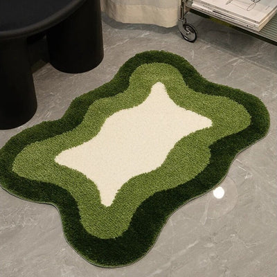 Abstract Gradient Rug - Modern Area Rug with Bold Color
