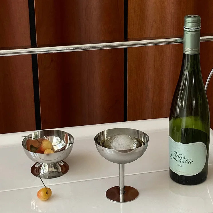 Stainless Steel Bowl - Dessert & Salad Serving Dish