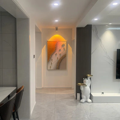 Ceiling Spot Lamp - Sleek Adjustable Corded Ceiling Light