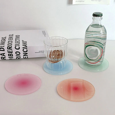 Gradient Acrylic Coaster | Vibrant Spill Proof Surface Protector