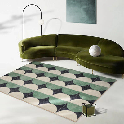Vintage Pattern Rug - Contemporary Bauhaus Floor Covering