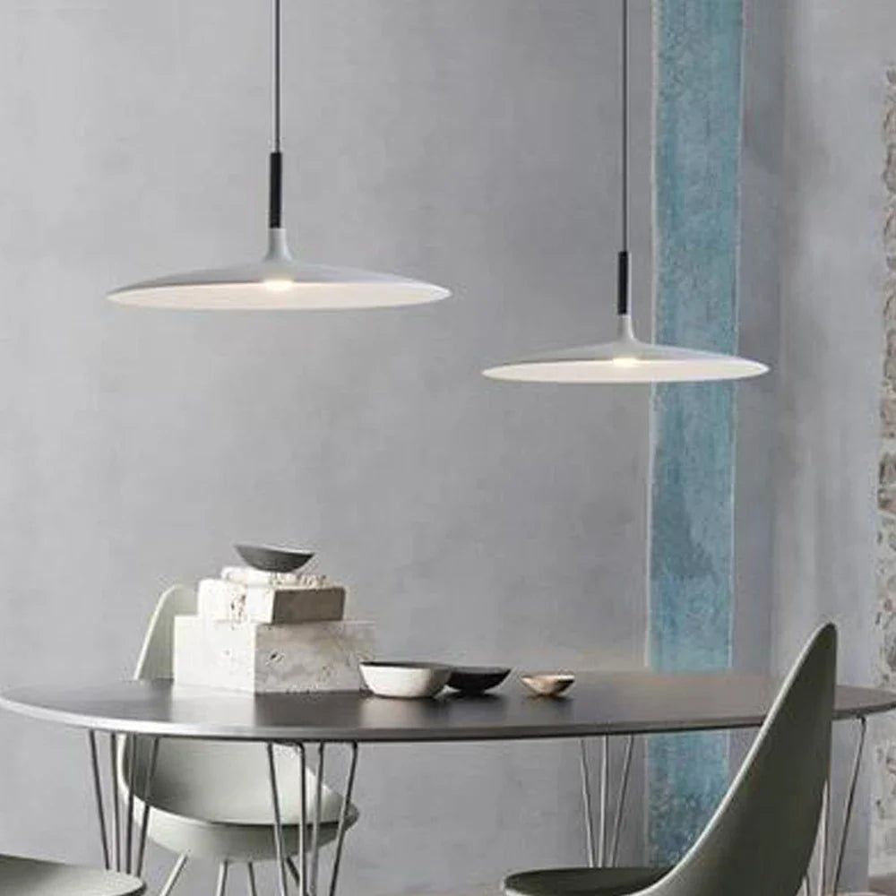 Minimalist Ceiling Light - Aluminium Pendant Lamp With Adjustable Wire