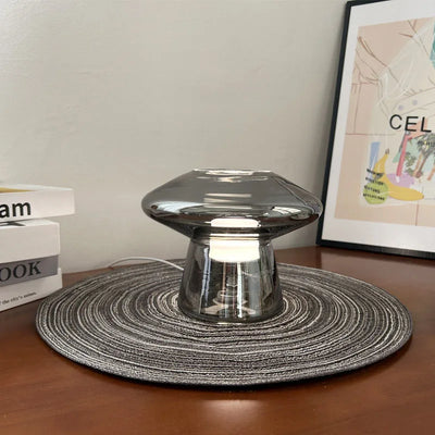 UFO Glass Table Lamp - Mini Stained Glass Light