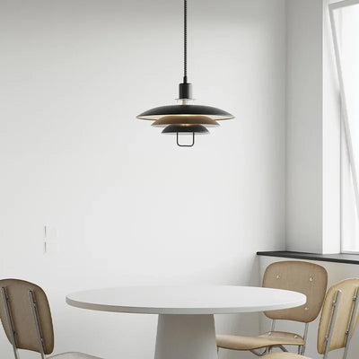 Layered Pendant Light - Telescopic Ceiling Lamp, Adjustable Height