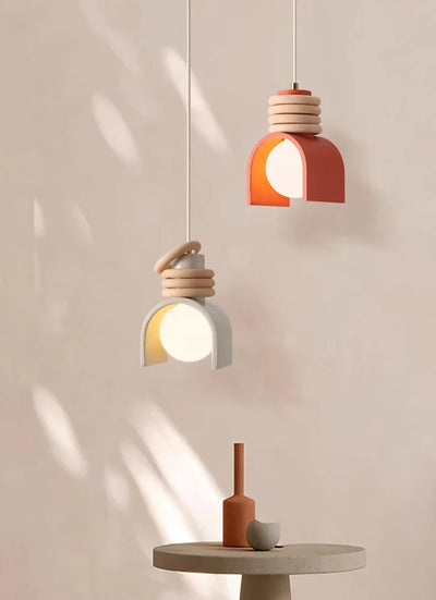Rubber Band Pendant Lamp - Retro Ceiling Fixture