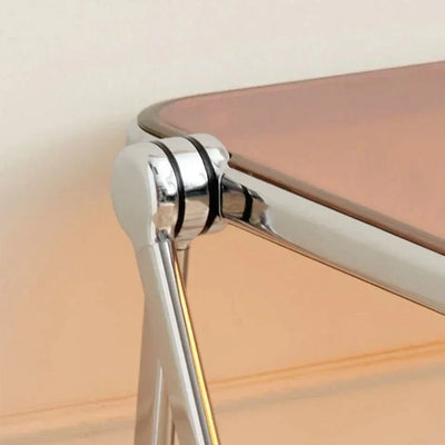 Foldable Acrylic Chair - Transparent Dining Seat
