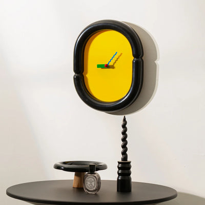 Tube Frame Wall Clock – Modern Minimalist Design
