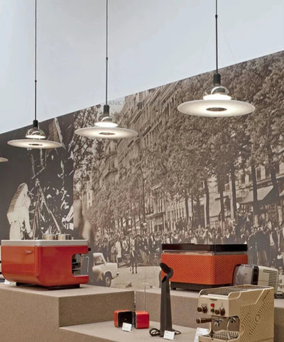 UFO LED Chandelier - Italian Wired Suspension Lamp