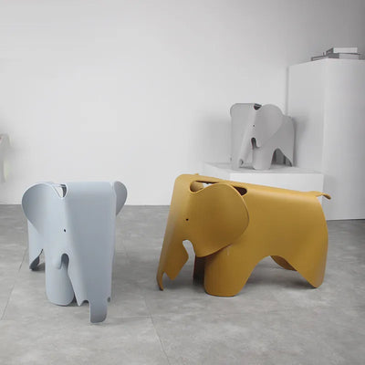 Origami Elephant Stool – Modern Ottoman Seat