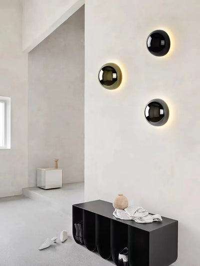 Minimalist Metal Wall Lamp - Nordichome Modern Dome Light Fixture