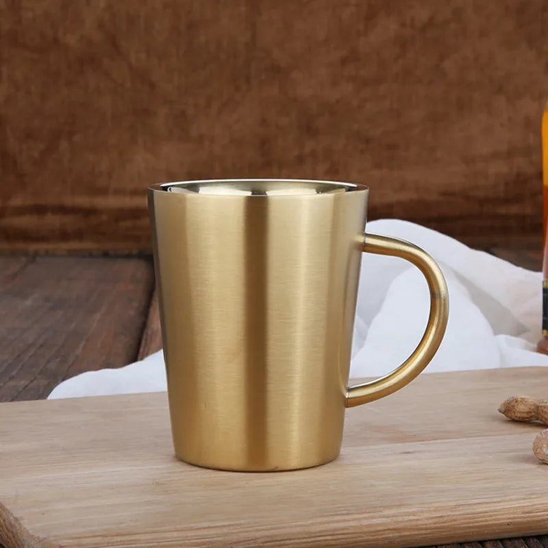 Stainless Steel Mug - Thermal Insulated Travel Cup 180ml