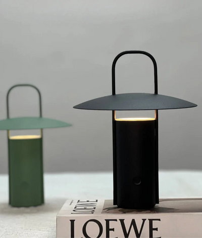 Aluminum Outdoor Table Lamp – Portable Cordless LED Light