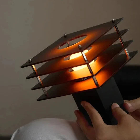 Layered Acrylic Table Lamp – Modern Desk Light