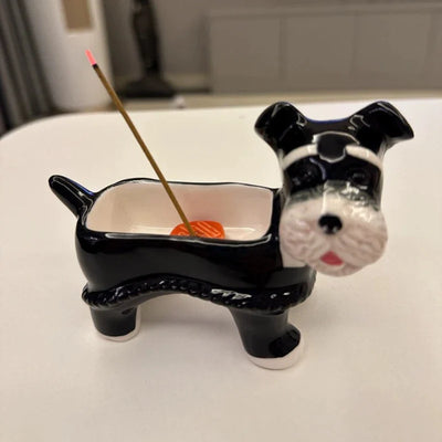 Schnauzer Ceramic Bowl | Multi-Purpose Smoke Releasing Bowl