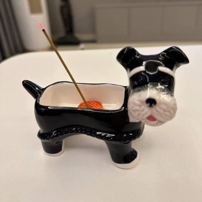 Schnauzer Ceramic Bowl | Multi-Purpose Smoke Releasing Bowl
