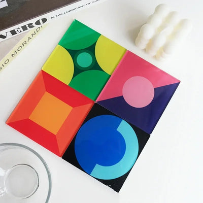 Acrylic Color Coaster | Heat Resistant Surface Protector