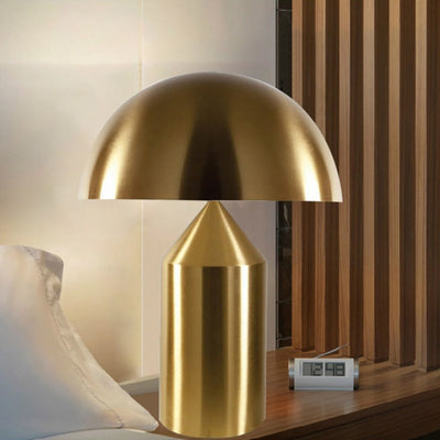 Metal Mushroom Lamp | Contemporary Table Light Touch On/Off