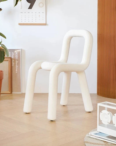 Fabric Lounge Chair - Nordic Bent Pipe Armchair
