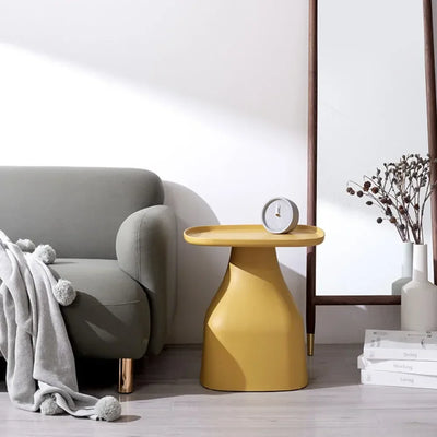 Minimalist Coffee Table - Round Corner Square Durable Plastic Side Table