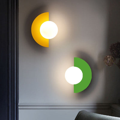 Nordic Glass Wall Lamp - Modern Ball Design LED Fixture