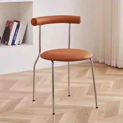Minimalist Metal Frame Chair - Nordic Dining Seat