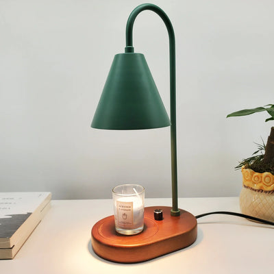 Candle Warmer Electric - Wood Base Sleek Design