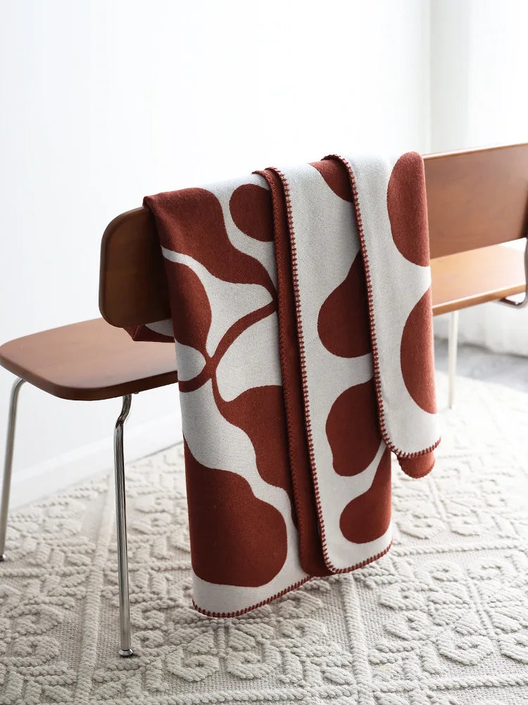Jacquard Vine Throw | Cozy Sofa Throw, Machine Washable