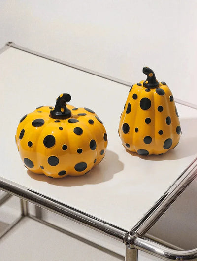 Polka Dot Sculpture - Resin Modern Art Ornament