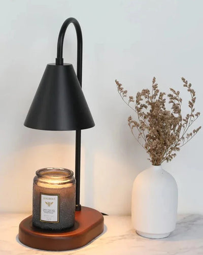 Candle Warmer Electric - Wood Base Sleek Design