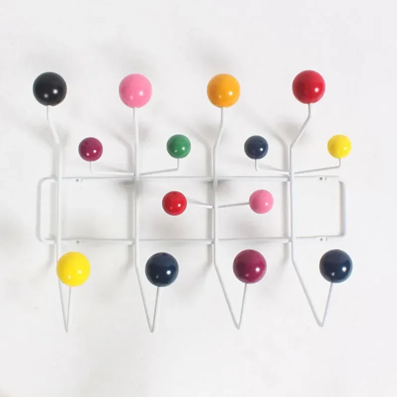 Retro Wall Hanger - Vintage Ball Hook Rack