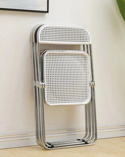 Foldable Mesh Chair | Durable Metal Frame | Nordic Design