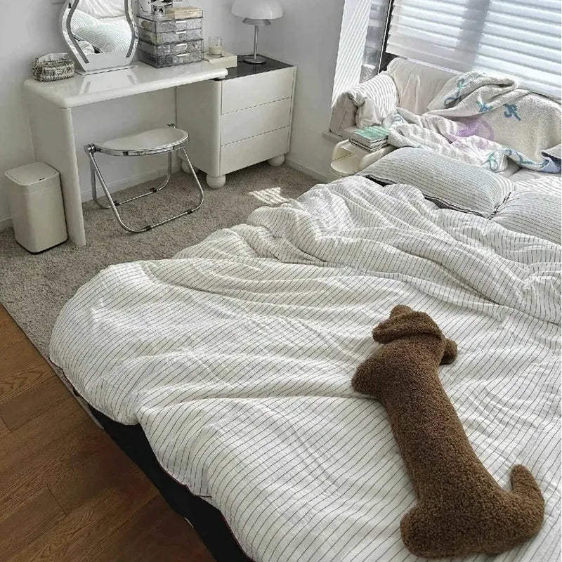 Dachshund Plush Pillow - Cozy Lounge Cushion