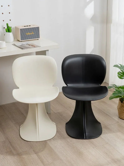 Retro Modern Dining Chair - Minimalist Ergonomic One-Piece Design
