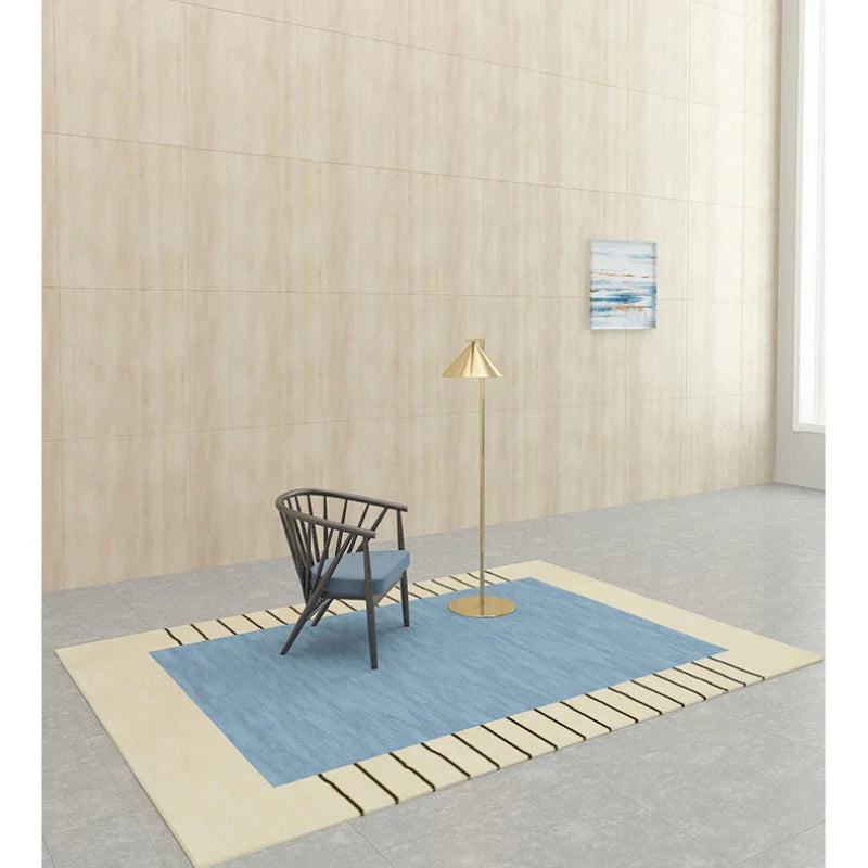 Nordic Area Rug – Simple Square Art Carpets