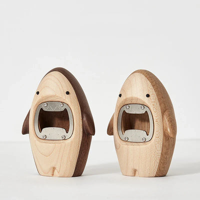 Wooden Bottle Opener | Compact Shark Design, Party Ready