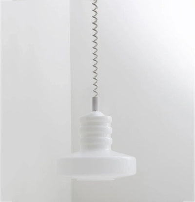 Retro Pendant Lamp - Geometric Coil-Line Light